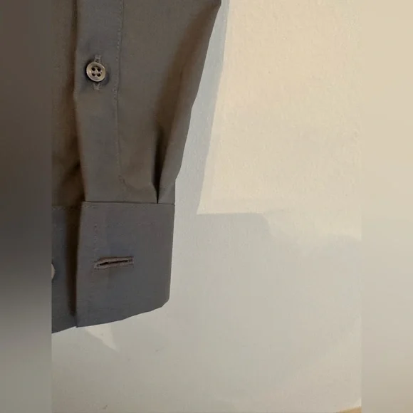 JF button down dress shirt in gray - Picture 3 of 4